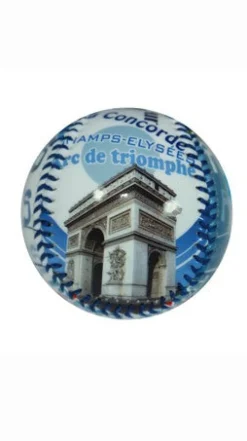 Balle de baseball bleue Paris