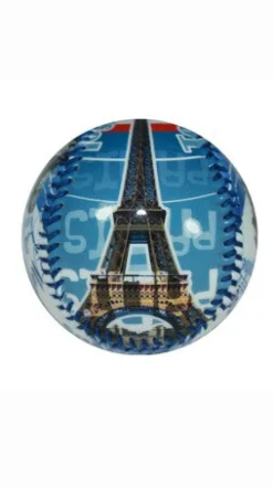Balle de baseball bleue Paris