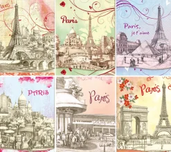Bloc-note monuments Souvenir de Paris