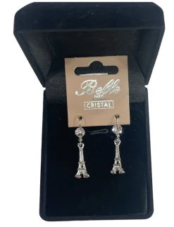Boucle dโ€oreille Tour Eiffel cristal