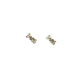 Boucles d'oreille Paris argentées