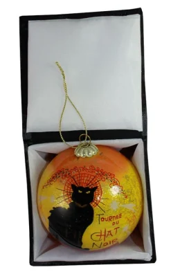 Boule de Noël Chat Noir
