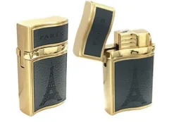 Briquet cuir noir