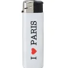 Briquet I love Paris Blanc