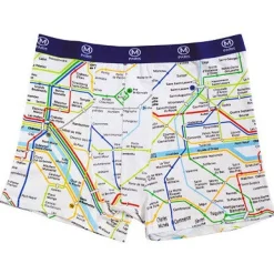 Caleçon Metro de Paris blanc