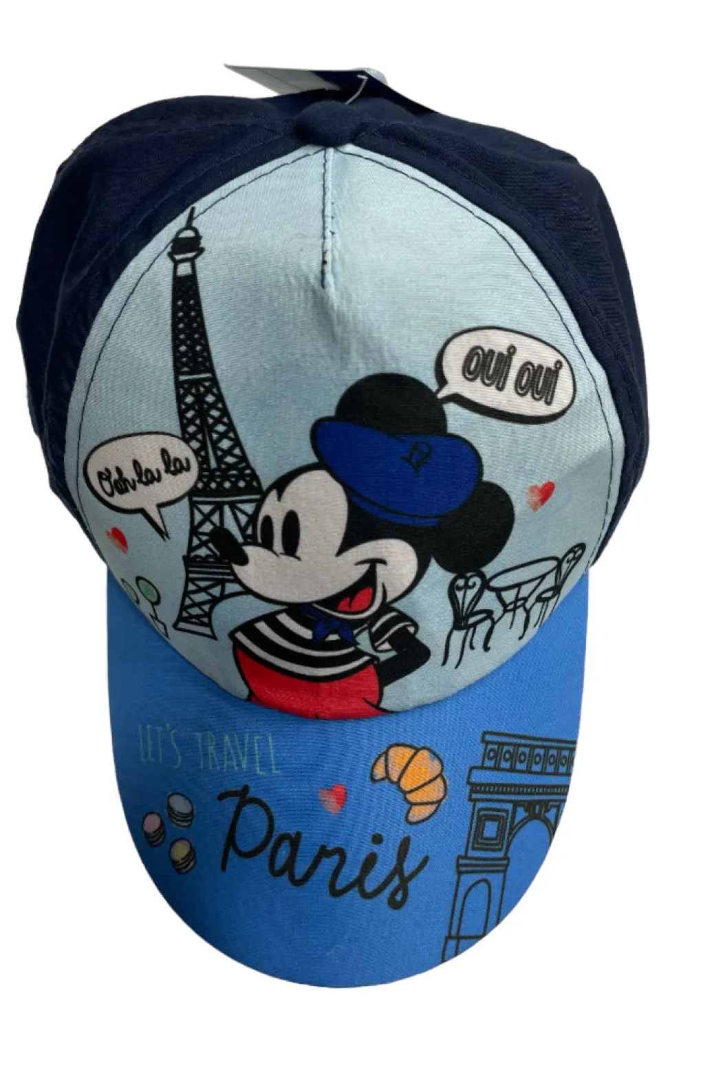 Casquette Mickey Tour Eiffel Paris enfant