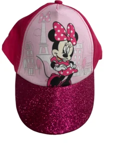 Casquette Tour Eiffel Minnie Mouse Rose fushia