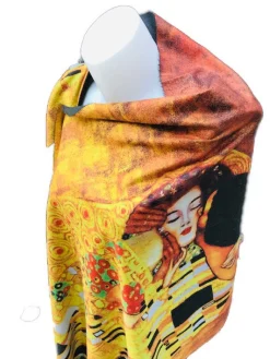 Écharpe Gustav Klimt le baiser