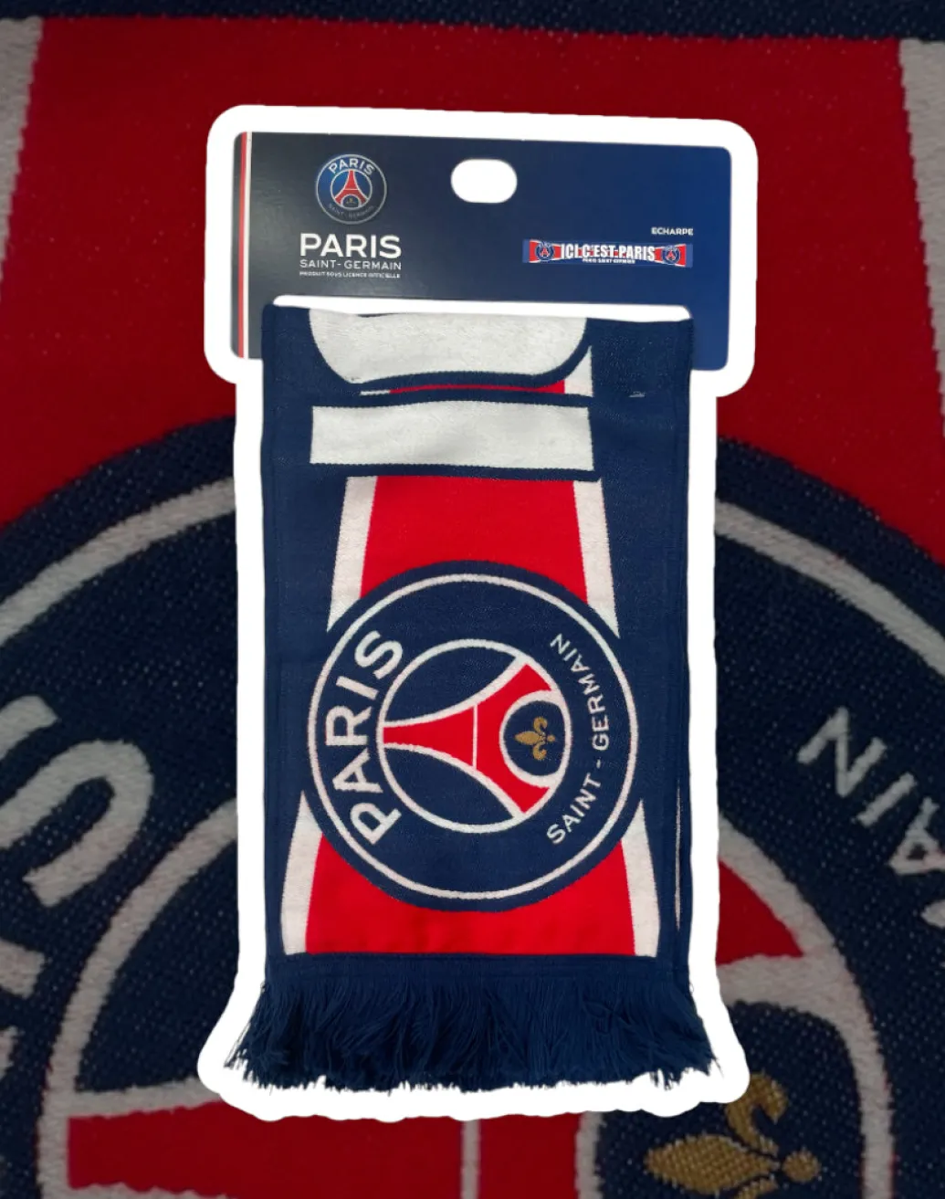 Écharpe PSG Paris Saint Germain officiel