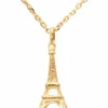 Collier Tour Eiffel doré