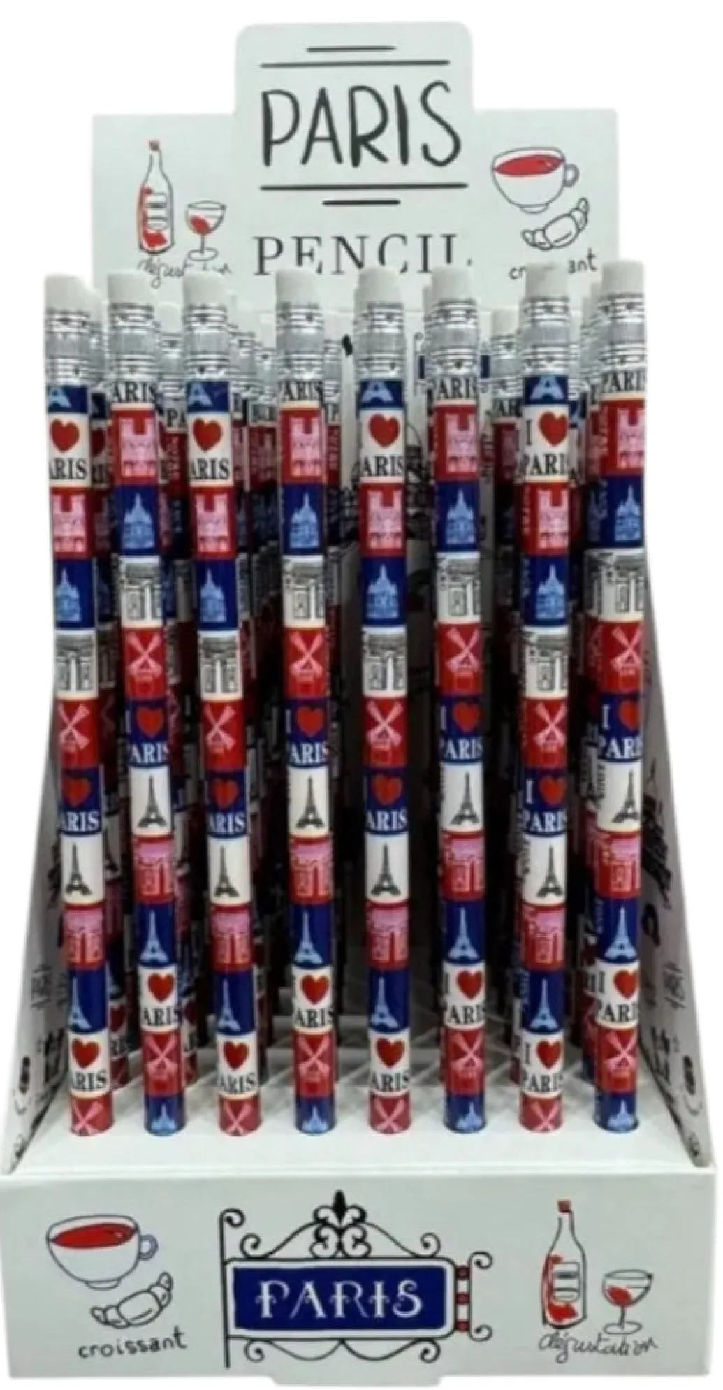 Crayon Tricolore souvenir de Paris