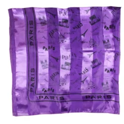 Foulard Paris violet
