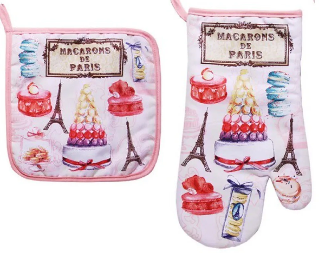 Gant et Manique Tour Eiffel Macaron