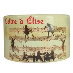 Grande boîte à musique "Lettre à Elise"