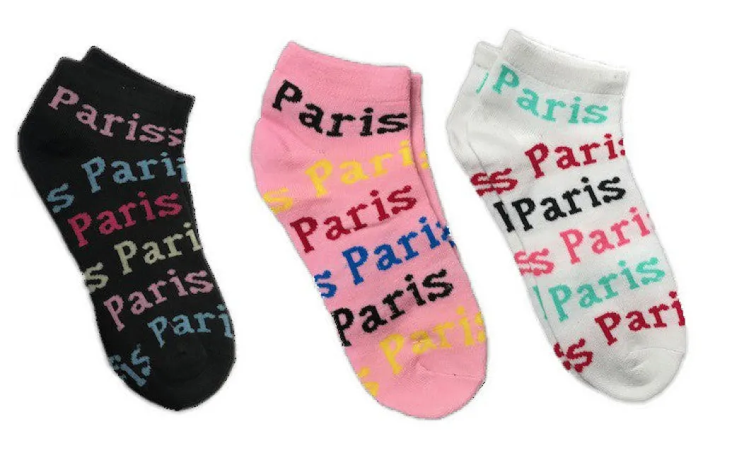 Les 3 Socquettes "Paris Paris"