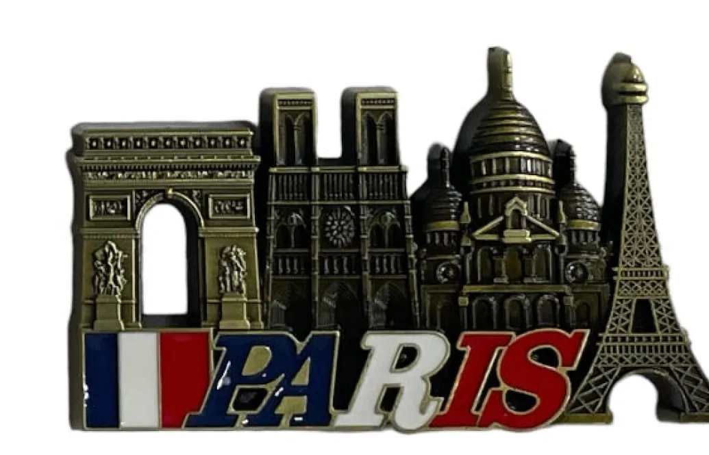 Magnet Drapeau Paris Monument