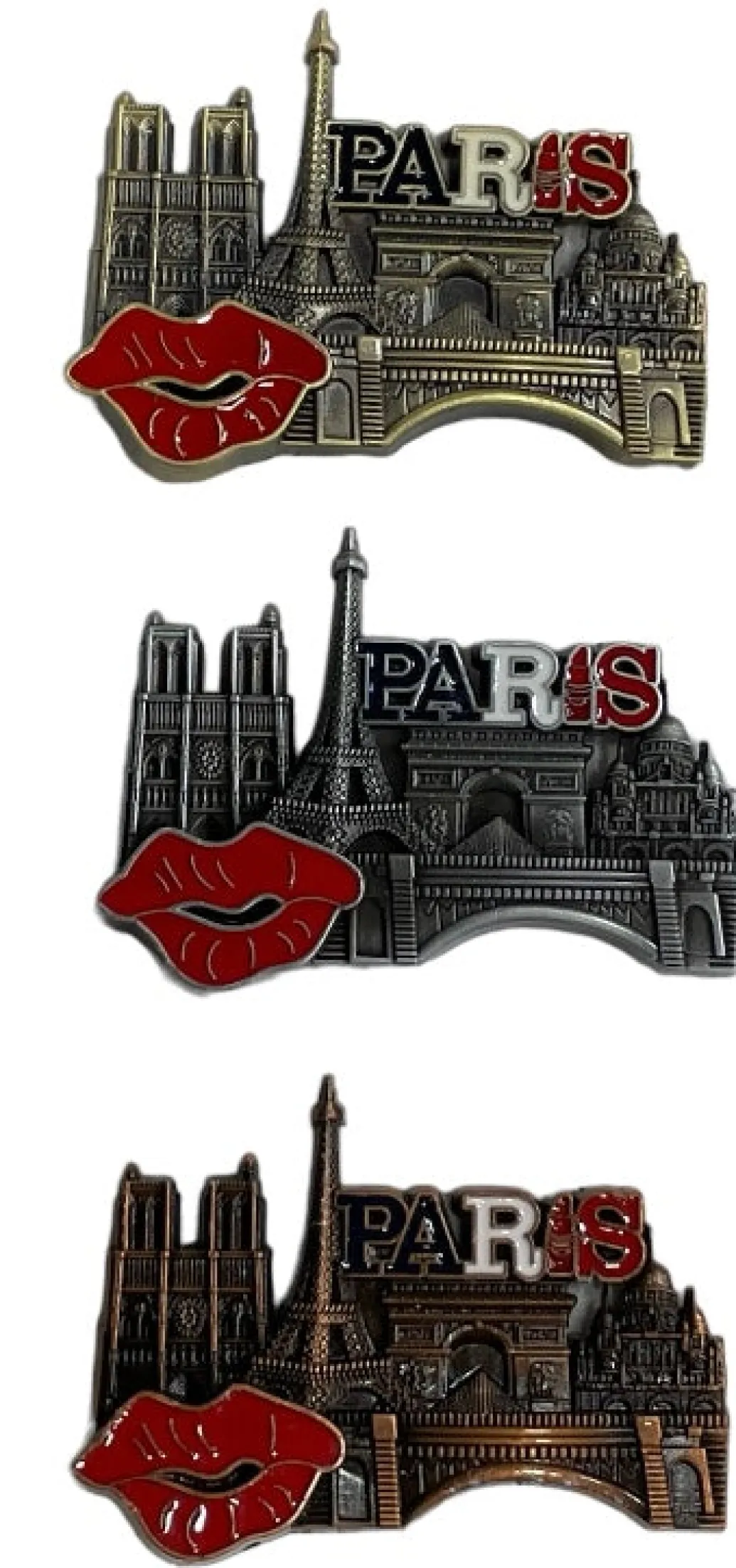 Magnet Paris Tour Eiffel monuments Bisous