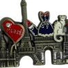 Magnet Souvenirs Paris Fashion Cล“urs Strass