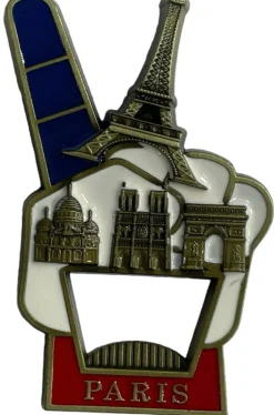 Magnet Tour Eiffel décapsuleur 4 monument chef tricolore