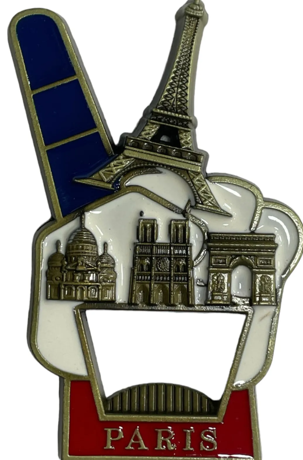 Magnet Tour Eiffel décapsuleur 4 monument chef tricolore