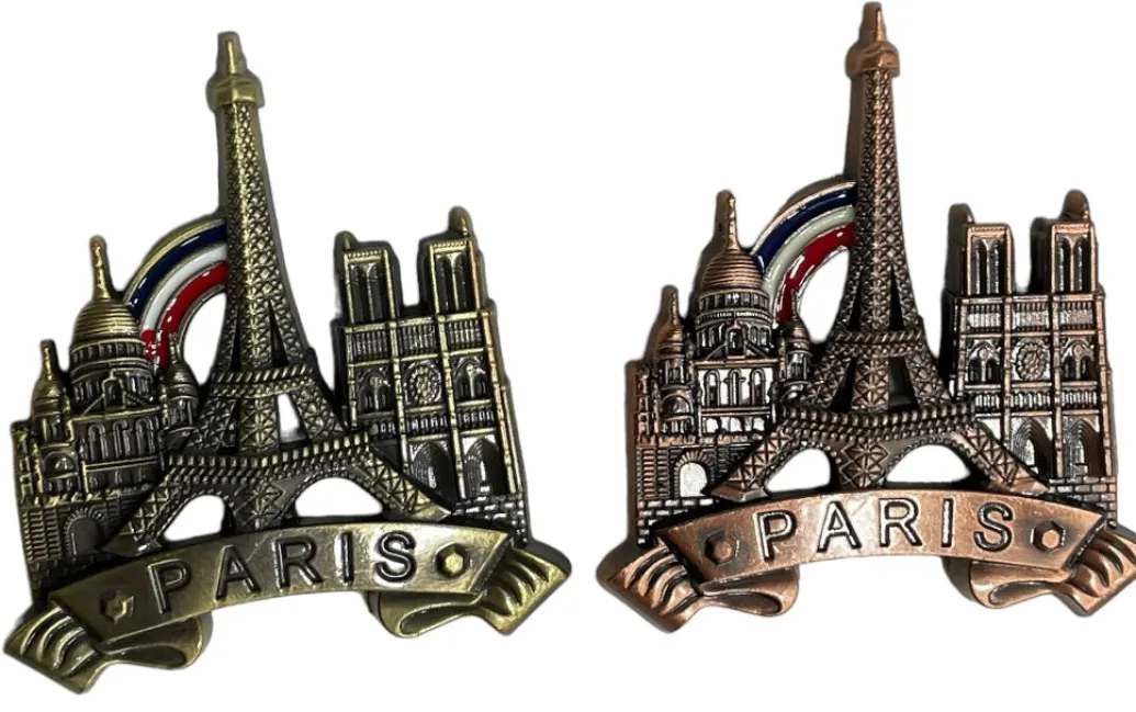 Magnet Tour Eiffel Monuments de Paris arc en ciel