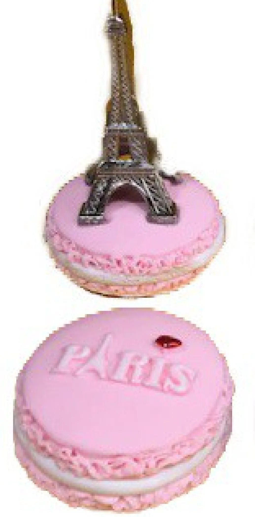 2 magnétiques Macaron Souvenir de Paris