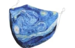 Masque tissu impressionniste