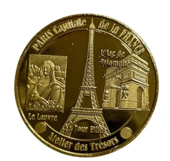 2 Médailles de collection souvenirs Paris