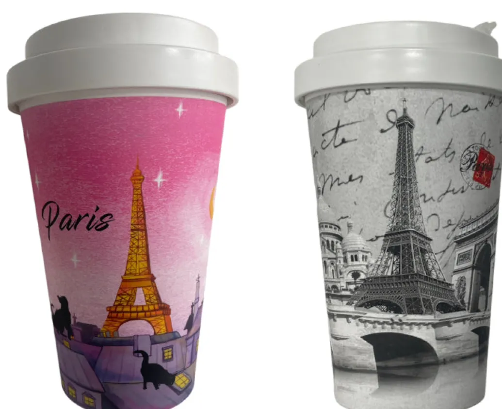 Mug de Voyage Eco-Friendly Souvenir Paris