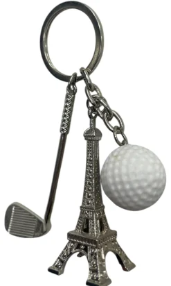 Porte clés Tour Eiffel balle de golf