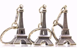 Porte clés tour Eiffel bronze