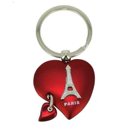 Porte-clés Paris Tour Eiffel coeur