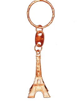 Porte-clés Tour Eiffel couleur cuivre