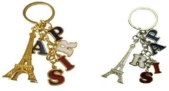 Porte-clés Tour Eiffel Paris métal