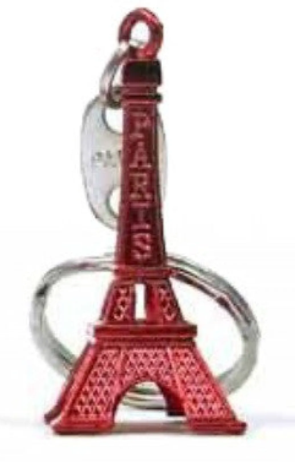 Porte-clés tour Eiffel rouge