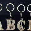 Porte-clés Tour Eiffel strass alphabet initiales