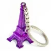 Porte-clés Tour Eiffel violet