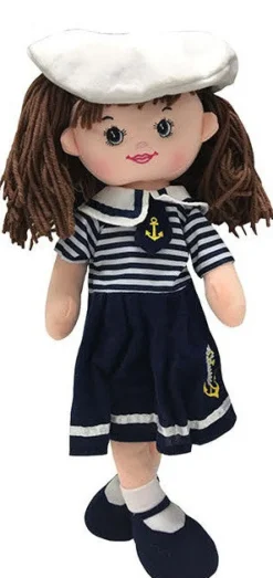 Poupée Peluche Paris marinière