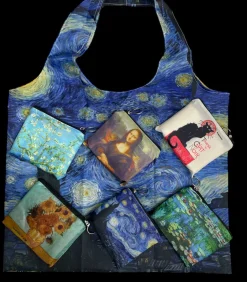 Sac + porte monnaie peinture aux choix