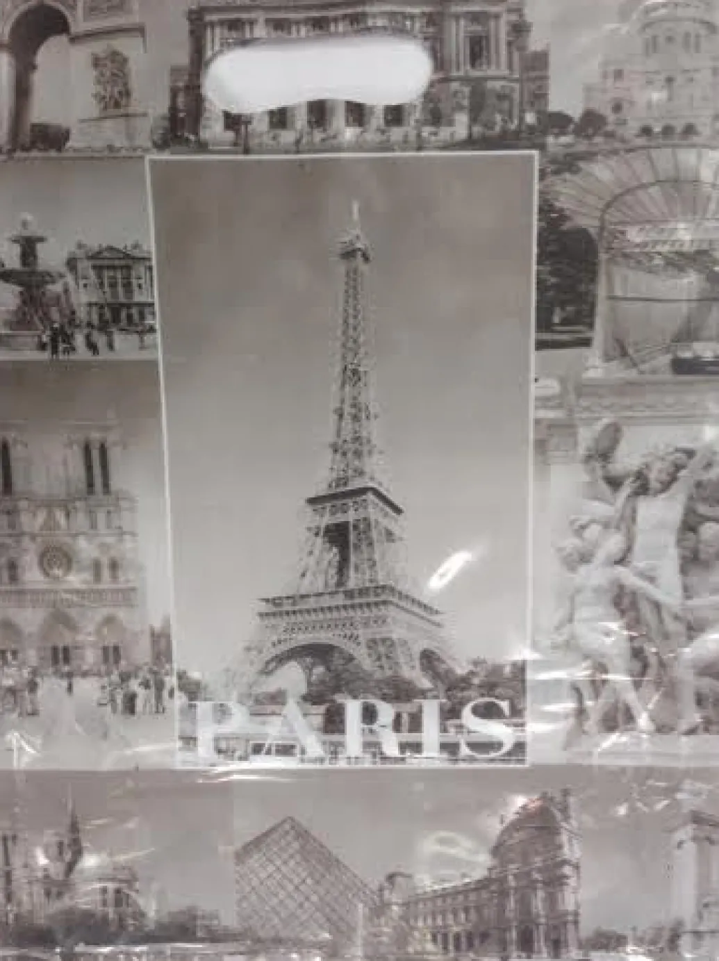 Sac plastique "Souvenir de Paris"