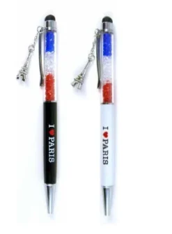 Stylo tactile strass Tour Eiffel