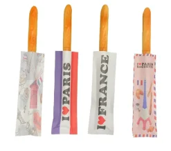 4 stylos baguette magnétique avec  pochette souvenirs de France