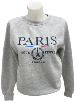 Sweat-Shirt Gris Paris France ๐ซ๐ท