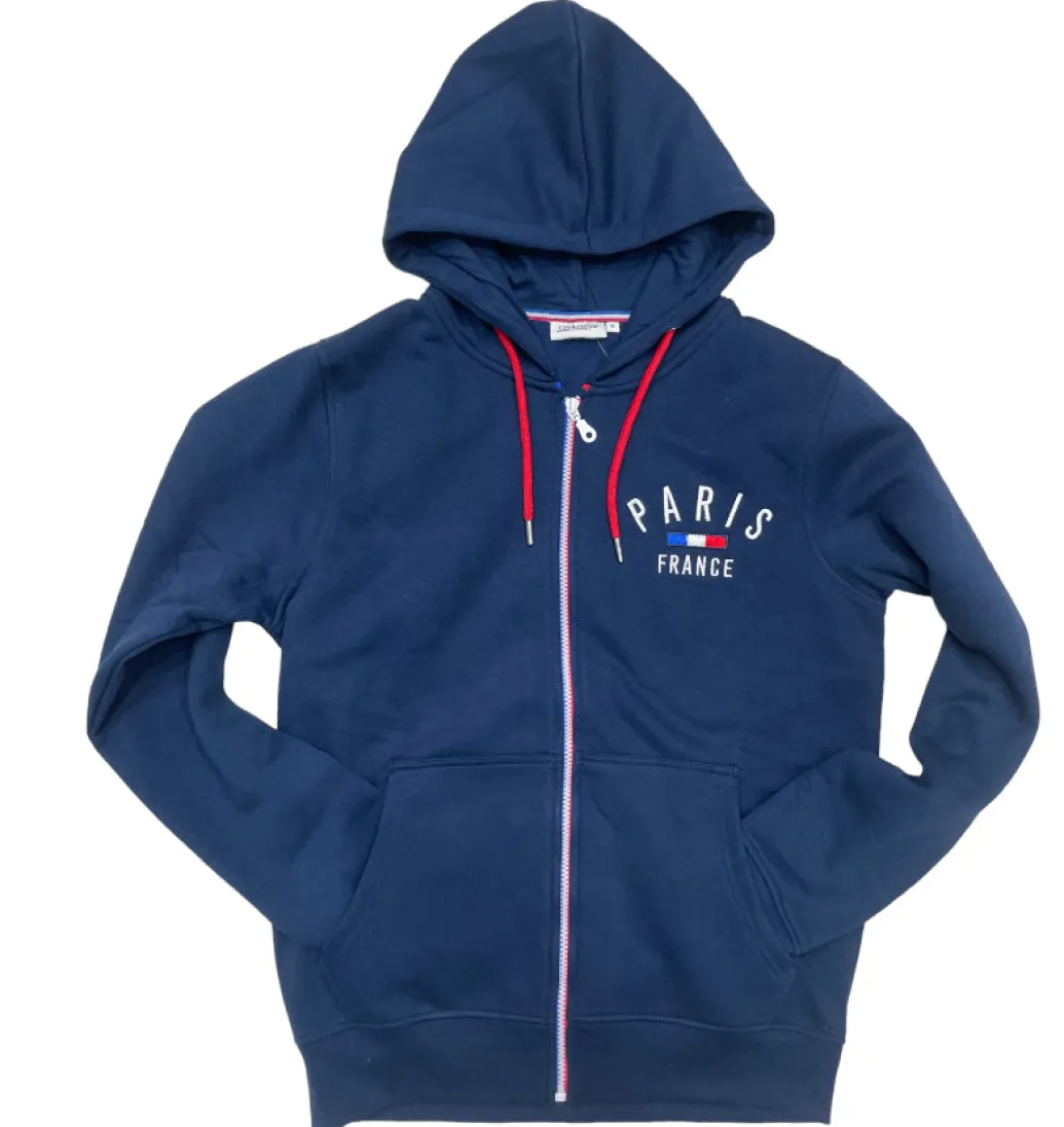 Sweat-shirt PARIS FRANCE brodé