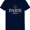 T shirt Paris France Brodé