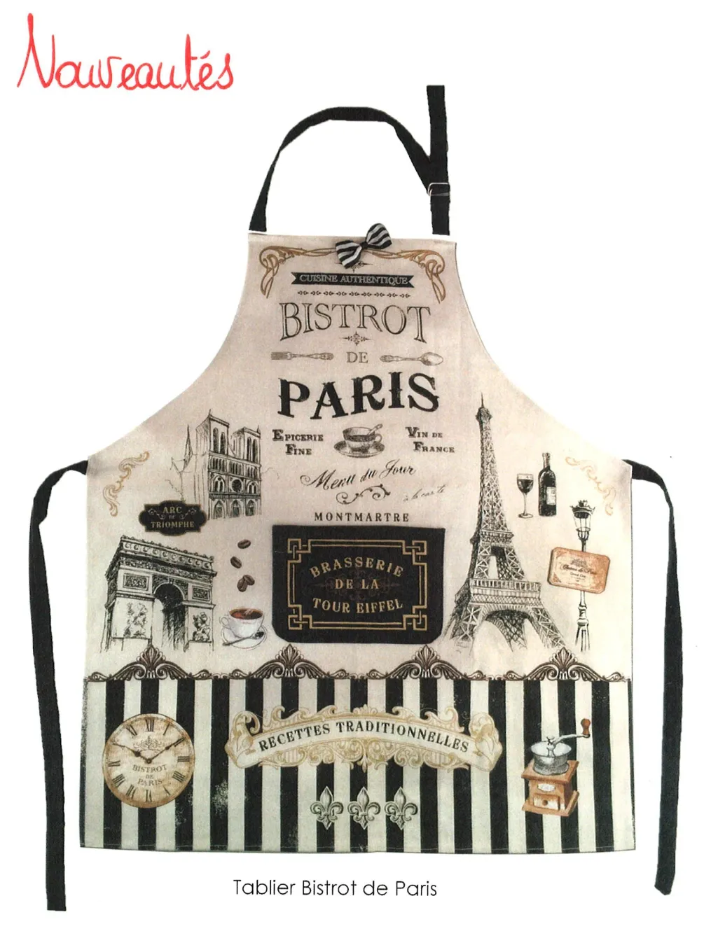 Tablier de cuisine "Café de Paris"