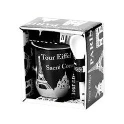 Tasse à café Tour Eiffel "SKYLINE" blanche