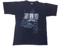 Tee shirt Monuments de Paris France original Noir