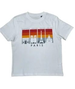 Tee shirt monuments Paris ombre