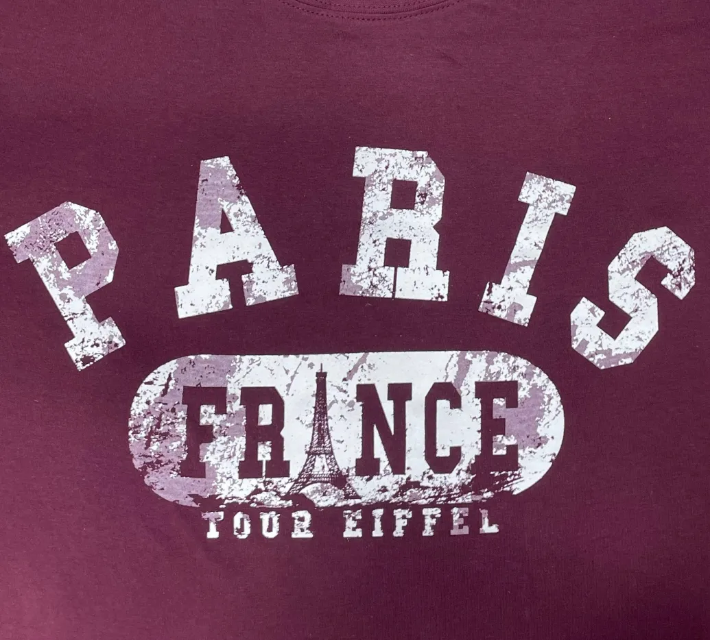 Tee shirt Paris France Fashion